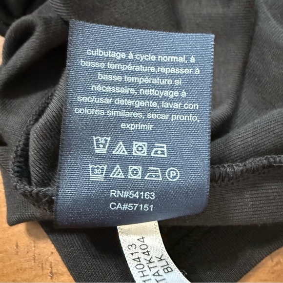 Tommy Hilfiger Black Fitted Cut Out Short Sleeve Tee size L - Picture 9 of 9